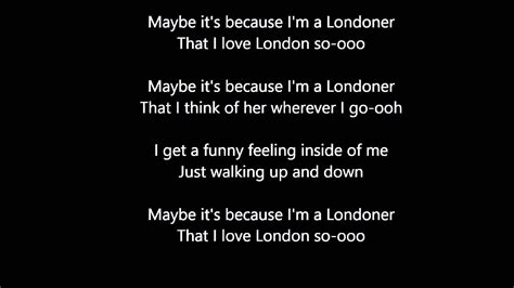 why i'm a londoner lyrics